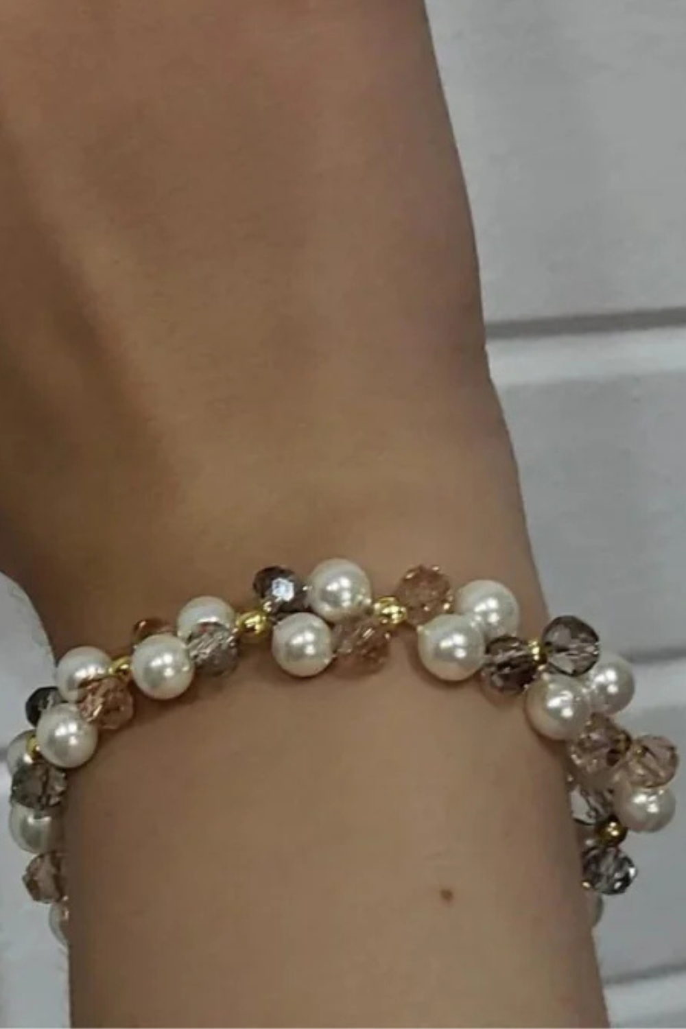 Pearls, Glass beads Bracelet - B9